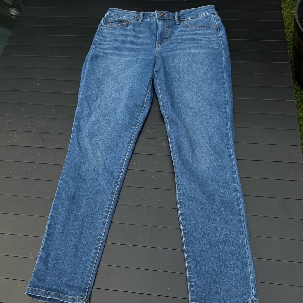 Jessica Simpson Blue Straight Leg Jeans Classic Style
